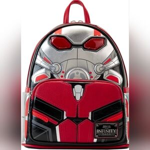 Loungefly Marvel Infinity Saga- Ant-Man Red and Silver Backpack